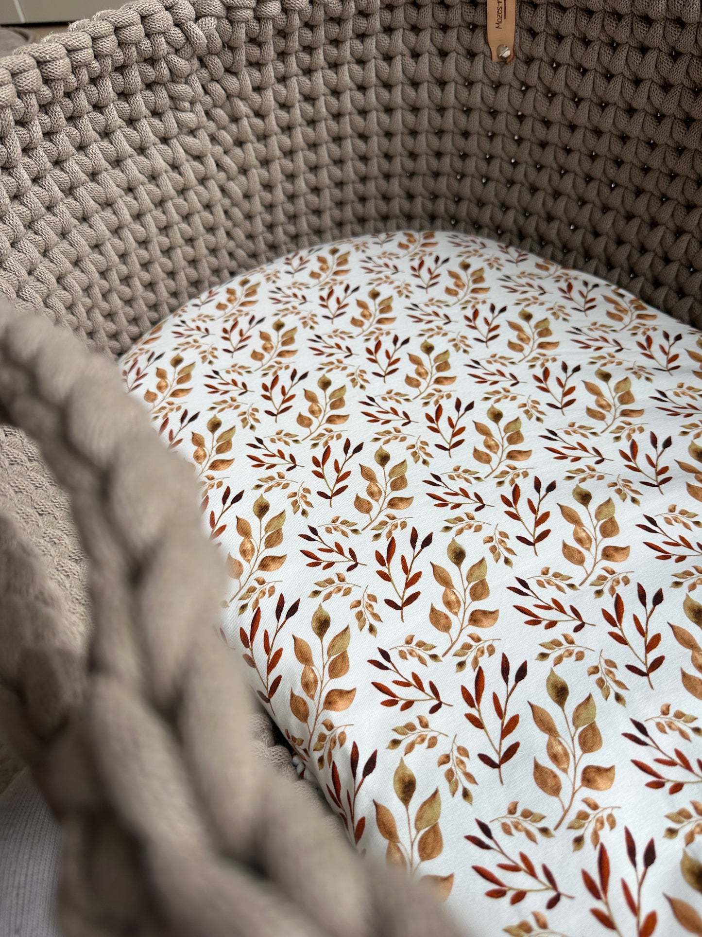 Matrashoes verschoonmand Kwantum / mozesmandje "Autumn Leaves"