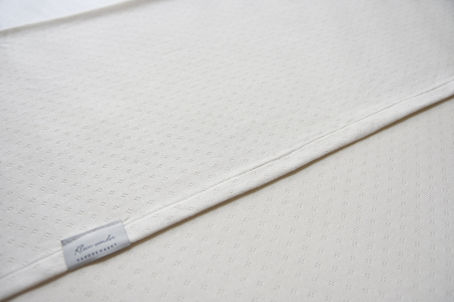 Deken pointelle mini "Licht beige"