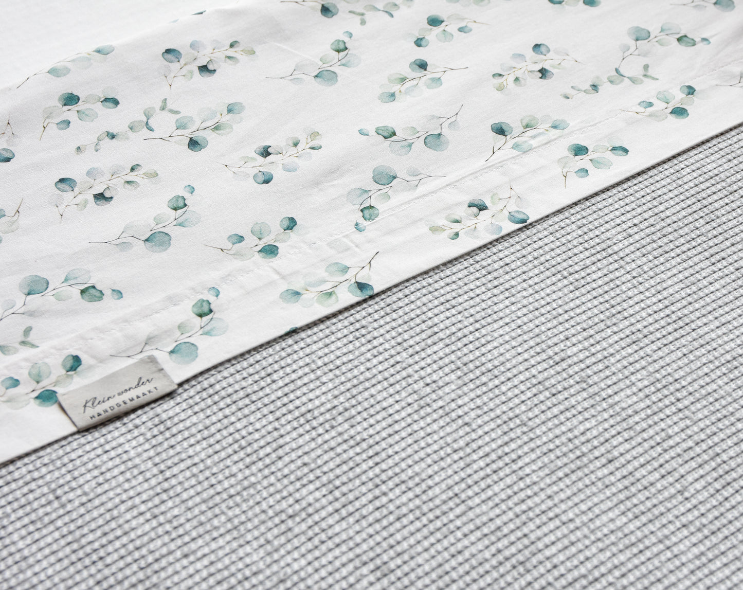 Deken Jacquard Katoen "Licht Grijs"