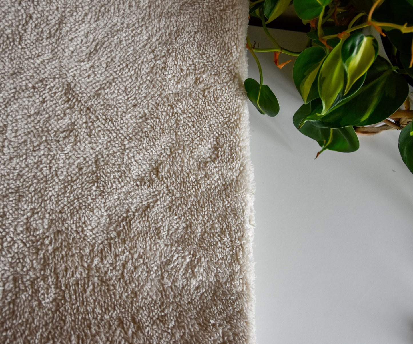 Aankleedkussenhoes teddy beige