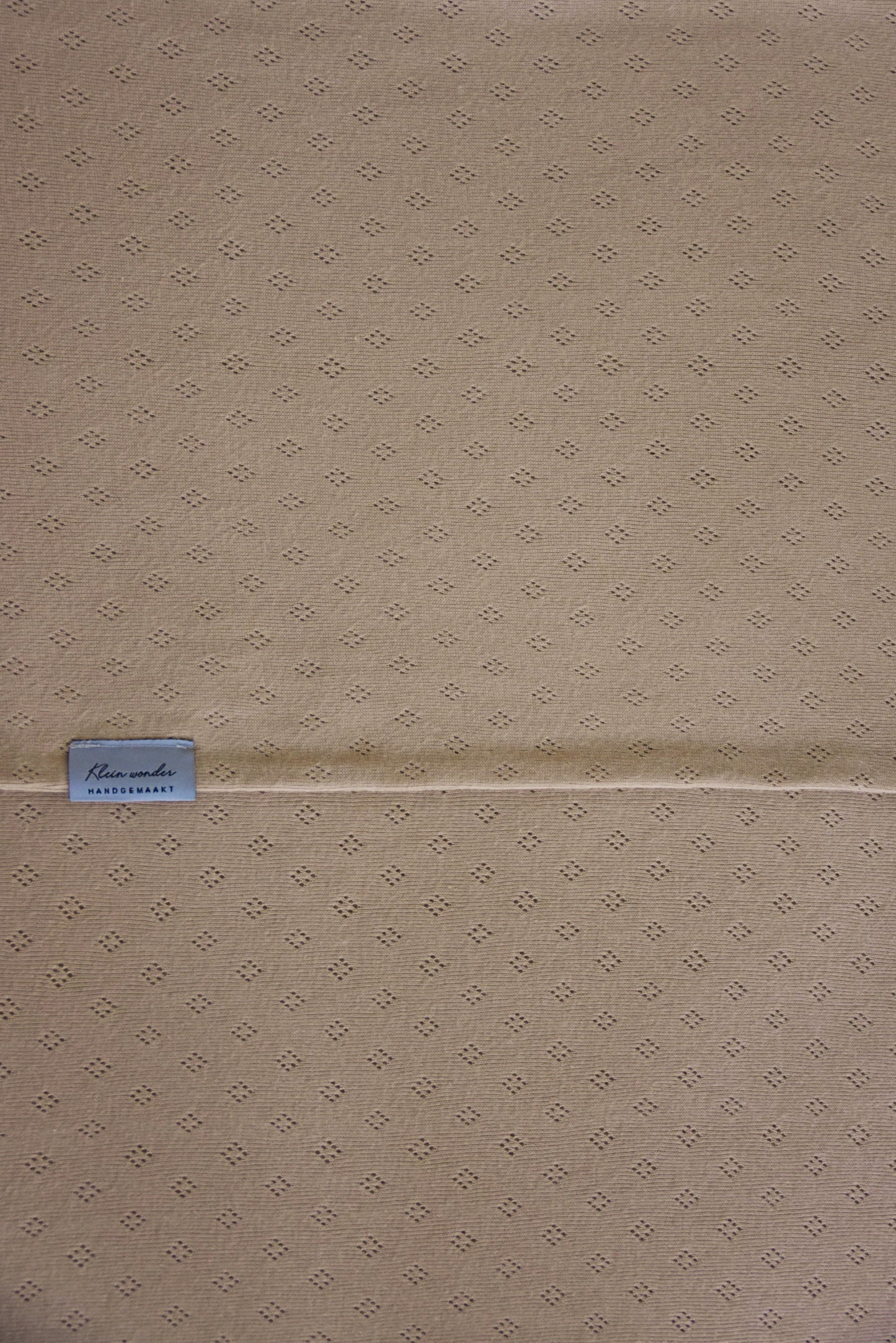 Kinderwagen deken pointelle "Sand"