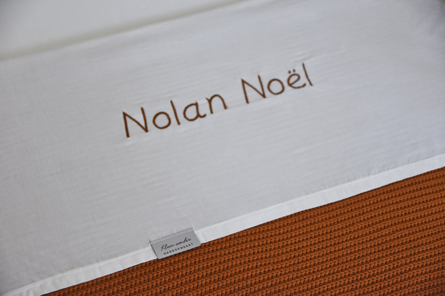 Gepersonaliseerd met naam: Hydrofiel doek