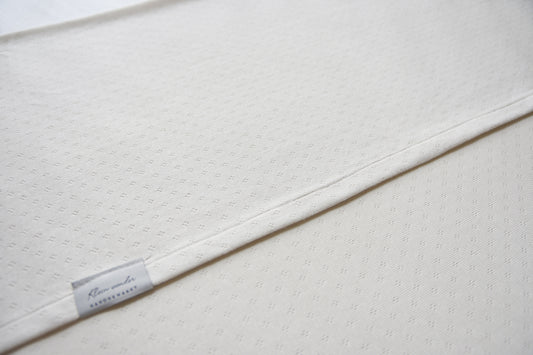 Deken pointelle mini "Licht beige"