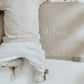 Laken gepersonaliseerd met naam “beige”