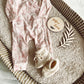 Matrashoes verschoonmand Kwantum / mozesmandje "Teddy beige"