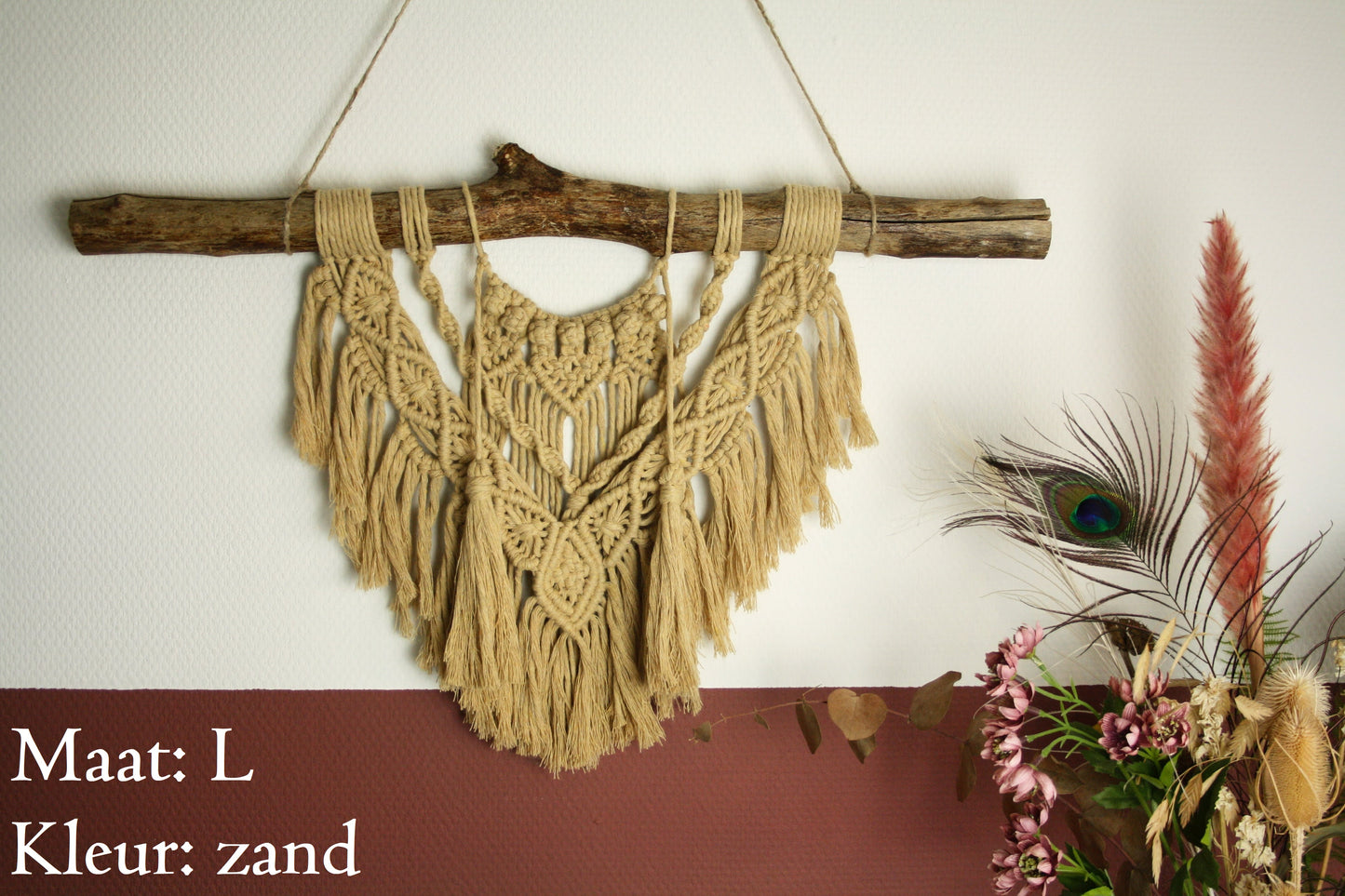 Macrame Wandkleed by MacraMandy