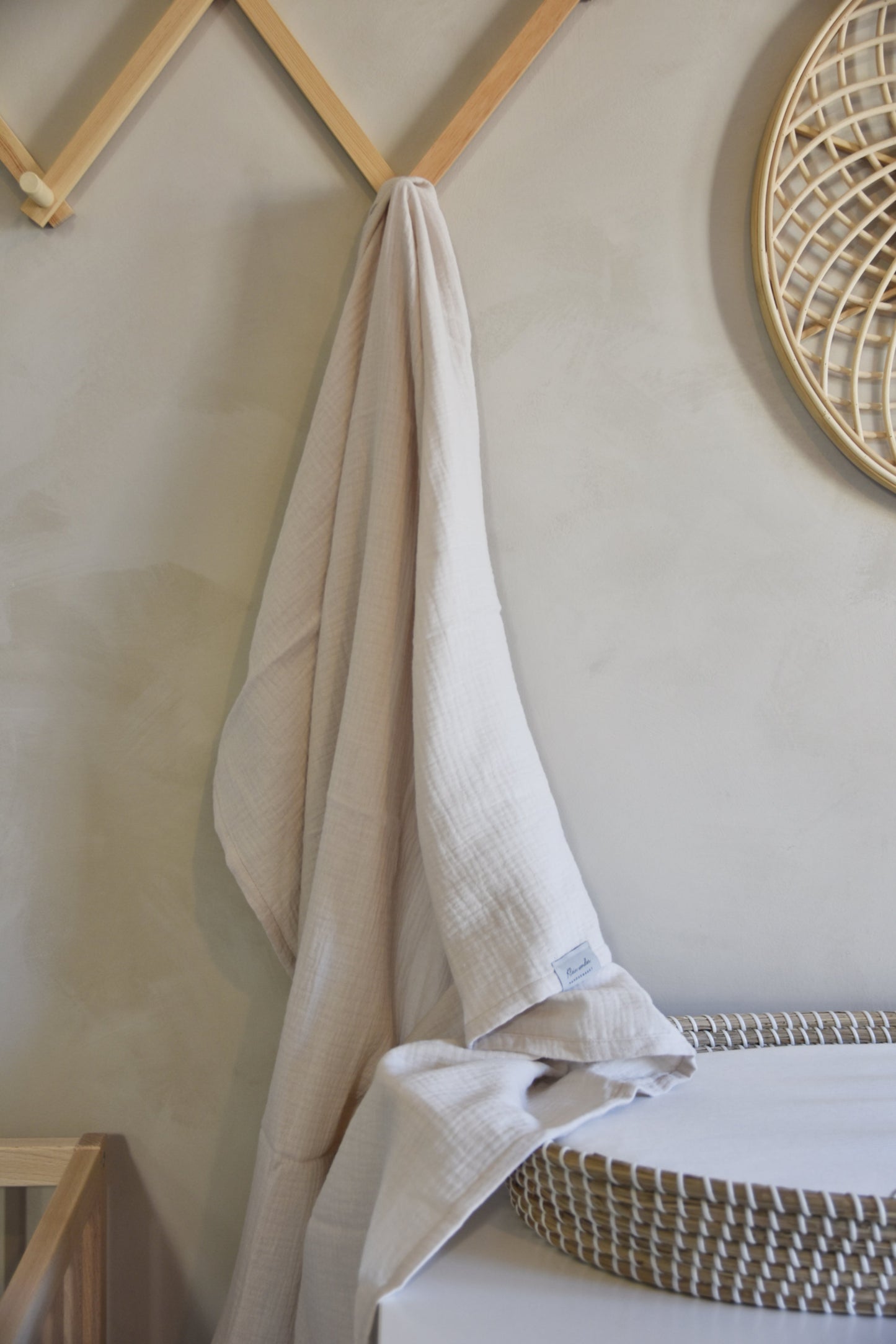 Hydrofiel doek 100x100cm "licht beige"