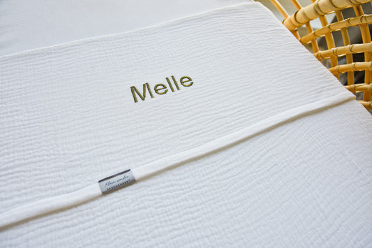Gepersonaliseerd met naam: Hydrofiel doek