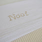 Hydrofiel doek 100x100cm met naam "wit"